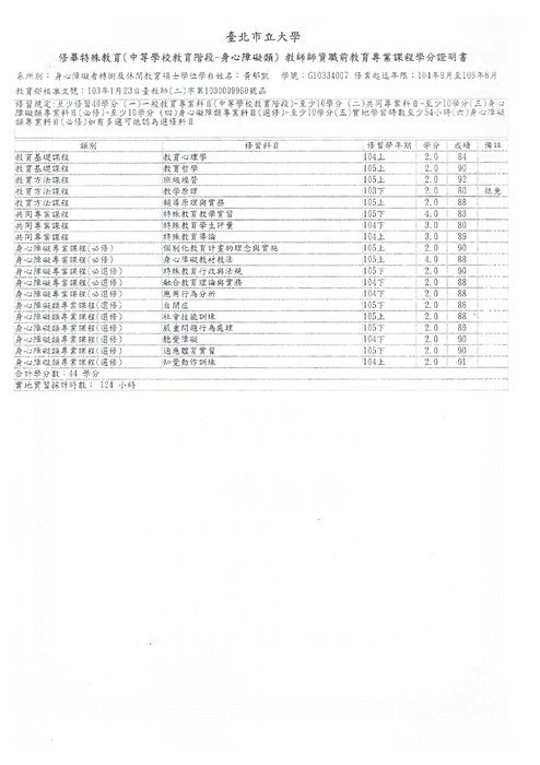 臺北市立大學g10334007黃郁凱106學年度教育實習歷程檔案